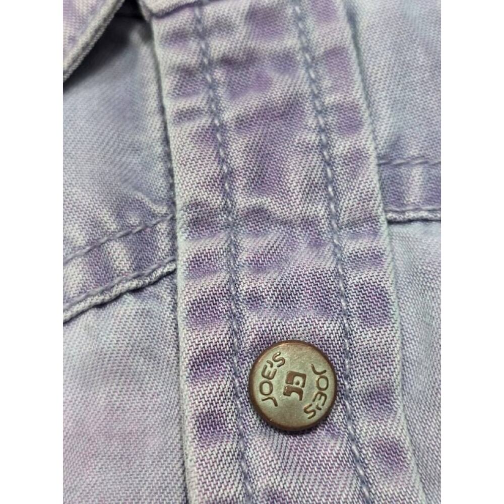 Joe’s Jeans The Shirt Button Down preppy ombre Light Purple Small A006134 - Picture 7 of 9